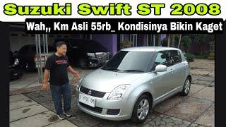 Suzuki Swift 2008 AT  Mobil umur 16 tahun Kilometer 55rb Kondisi nya Bikin Kaget