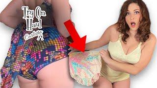 VINTAGE HAUL - Nylon Girdles and Undergarments Try On