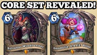 New CORE SET fully REVEALED No more NOURISH Brand NEW CARDS Death Knight REWORK Tons of BUFFS