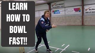 Cricket Masterclass Ian Pont gives cricket coaching tips on how to bowl fast.