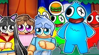 We STOLE FOOD From Rainbow Friends *Bad Idea* Roblox With Friends