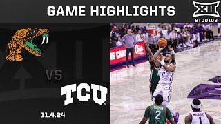 Florida A&M vs. TCU Game Highlights  2024-25 Big 12 Men’s Basketball