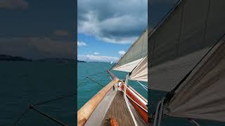 Sailing Upwind with Two Headsail