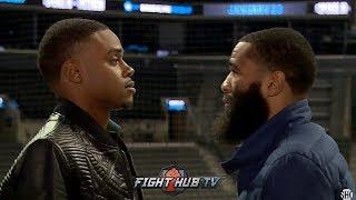 ERROL SPENCE VS LAMONT PETERSON- FULL FACE OFF VIDEO