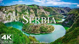 FLYING OVER Serbia 4K UHD Amazing Beautiful Nature Scenery & Relaxing Music 4K Video HD
