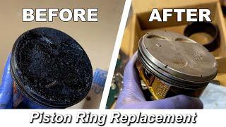 PISTON RING REPLACEMENT ON A V6 J35 HONDA  ACURA MOTOR  2012 HONDA PILOT WITH P0302