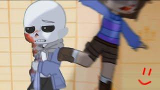  hate you meme  ft Glitchtale. -Frisk Chara & Sans-