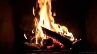 Virtual Fireplace Soft Crackling Fireplace with Piano Background Music HD