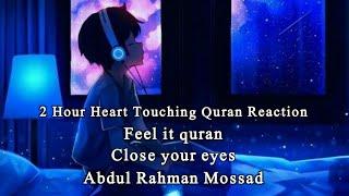 2 Hour Heart Touching Quran Reaction  Abdul Rahman Mossad  Relaxing Quran  Smoothing Quran