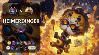 Heimerdinger Mid vs Azir - KR Master Patch 14.7