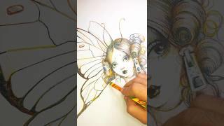 The Magic Pencil ️ #pidgindoll #drawing #dolls #fairy #butterflywings #art #arttherapy #rainbows