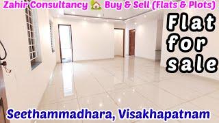 -899 New 3bhk flat for sale in Seethammadharaflat for sale in Visakhapatnam  ZAHIR CONSULTANCY