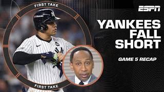 Stephen A POINTS THE BLAME In The Yankees World Series Loss To The Dodgers First Take