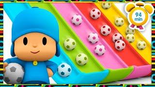  Learn Numbers with Color Balls & The Magic Slide 94min Full Episodes VIDEOS & CARTOONS for KIDS