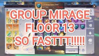 PERFECT WORLD MOBILE GAME PLAY - GROUP MIRAGE FLOOR 13 SO FAST WITH BIG DPS SERVER US-01