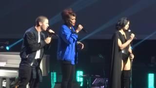 Nick Jonas Demi Lovato & Andra Day - Rise Up 7-2-16 Future Now Tour Orlando FL