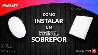 Como instalar um painel sobrepor?