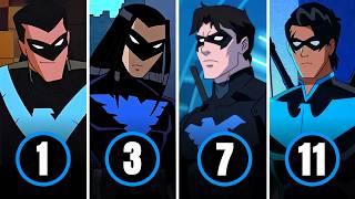 The Evolution of Nightwing in Animated Series 1997 - 2022