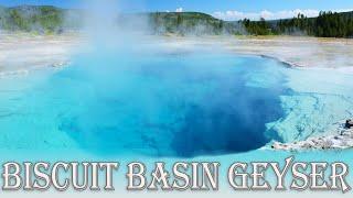 Before the explosion Walking Tour of Biscuit Basin Geyser Yellowstone 2023