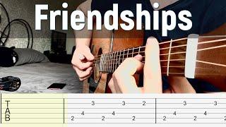 Not easy but cool melody. Hit 2017. Pascal Letoublon - Friendships  Guitar Tab