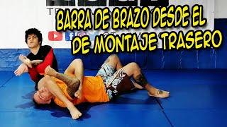 Fundamentos de BJJ - barra de brazo desde el montaje posterior  nogi para principiantes