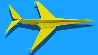 How to Make Paper jet Plane  Origami Jet - Origami Airplane