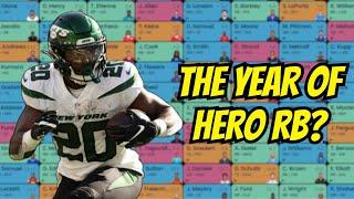 The Perfect Year To Go Hero RB? — 12-Team Fantasy Football Full PPR Mock Draft