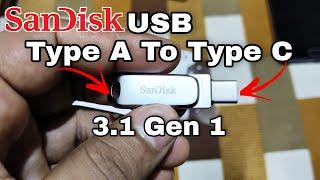 SanDisk Ultra Dual Drive Luxe Type A To Type C 128Gb 3.1 Gen 1 Flash Drive  Pen Drive Impressions