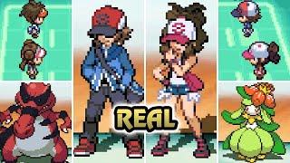 Pokémon Black 2 & White 2  Secret Superboss Hilbert and Hilda Battle Real