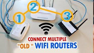 How to connect multiple WiFi routers and Expand WiFi signal Step by step