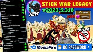 Stick War Legacy Mod Apk v2023.5.318 Terbaru Unlimited Money Free Shopping 999 Army Mediafire NO PW