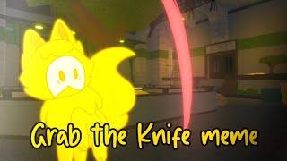 Grab the Knife meme  ROBLOX Kaiju Paradise  catching golden pup be like animation