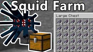 Squid Farm  Inc Sac  5500+hr  Minecraft 1.20+