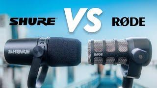 Which is Best?  Shure MV7 VS Rode Podmic