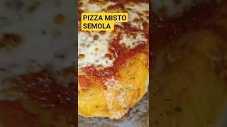 PIZZA MISTO SEMOLA #ricettapizza #ricetta #ricettafacile #ricettafacileeveloce #perte