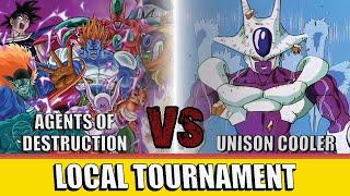 Agents of Destruction AOD vs Cooler Unison G  DBS TCG