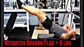 Dragon Flag with 8 lbs weight