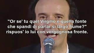 Italian Dantes Inferno - Canto 1 - recited by Roberto Benigni + Translation