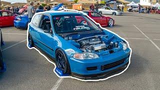 YOUNGSTATIC & The Cleanest Honda Builds in All of California??