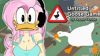 FlutterDUCK plays UNTITLED GOOSE GAME  *honks assertively* 