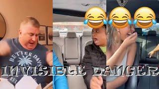 INVISIBLE DANGER PRANK Try Not To Laugh   Funny TikTok Compilation 