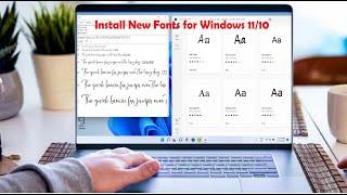 How to Download & Install New Fonts in Windows 1110 Free