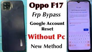 Oppo F17 FRP Bypass Without Pc  Oppo CPH2095 Google Account Frp Bypass Android 12