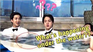 NamJin Analysis Run BTS-132 Whats going on under the water?+ Joons cute jealousy