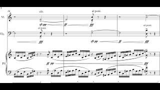 Luca Mazzilli - Invenzione sul Terzo Modo for Violin Cello and Piano 2017 Score-Video