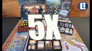What is a 5X Board Game?  Europa Universalis The Price of Power