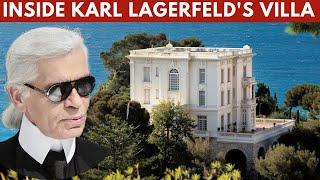 Karl Lagerfeld House Tour in Monaco  INSIDE Karl Lagerfelds Villa La Vigie in French Riviera