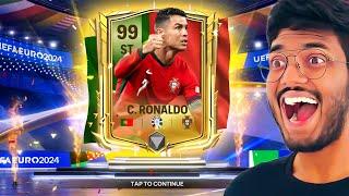 I Spent 300K GEMS Trying To Pack EURO MOMENTS RONALDO FC MOBILE