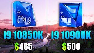 Core i9 10850K vs Core i9 10900K Test in 10 Games