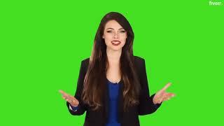 Girl talking green screen  free green screen  viral video